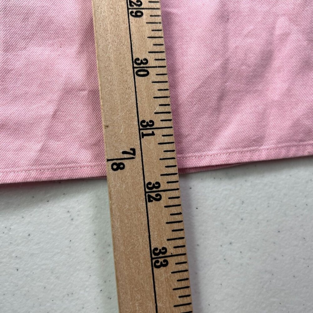 Vintage Polo Ralph Lauren Shirt Mens 17.5 34/35 Curham Pink Long Sleeve Button U - Picture 7 of 9